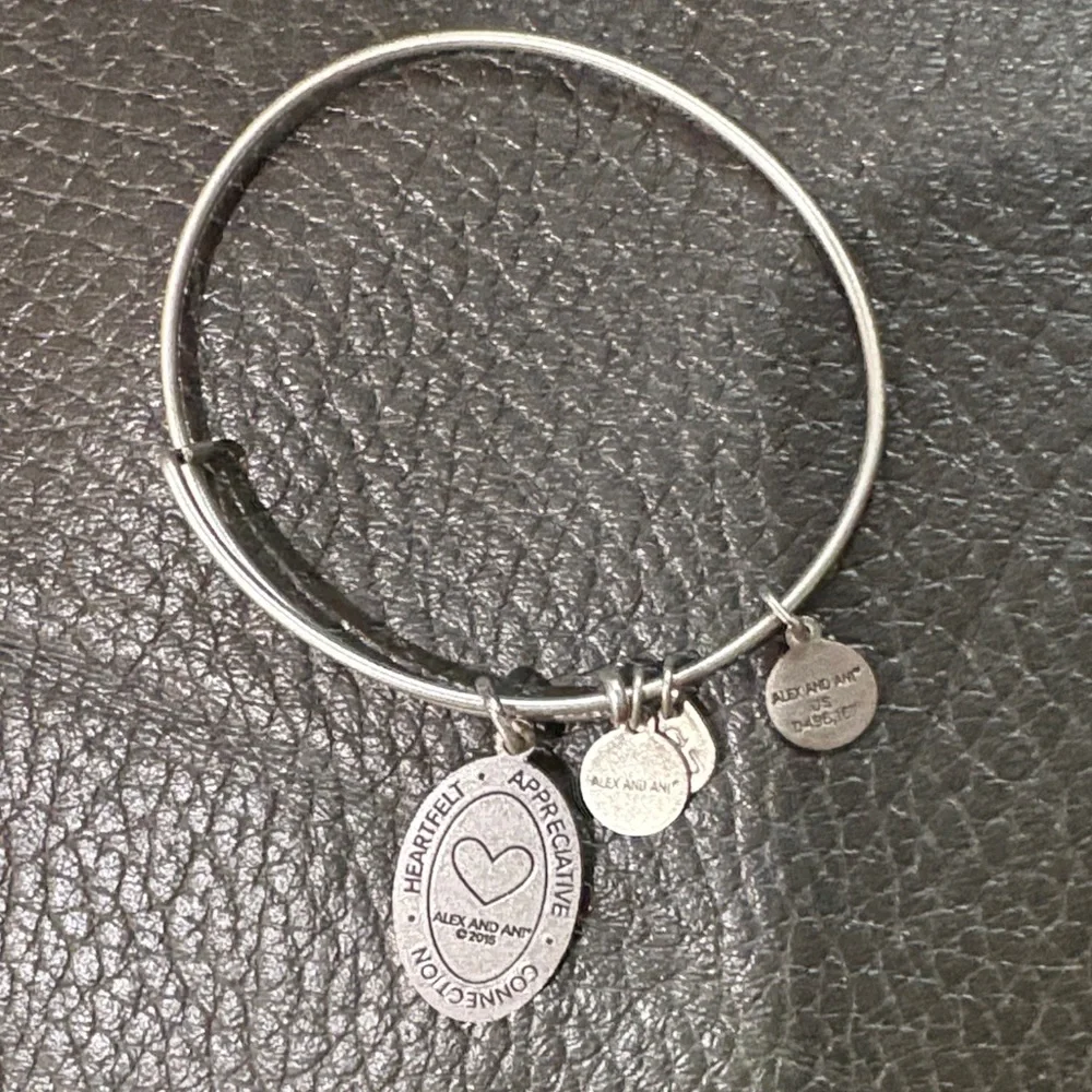 Alex and ani “because I love you” charm bracelet